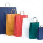 Bolsas kraft y color con manija - Imagen 3
